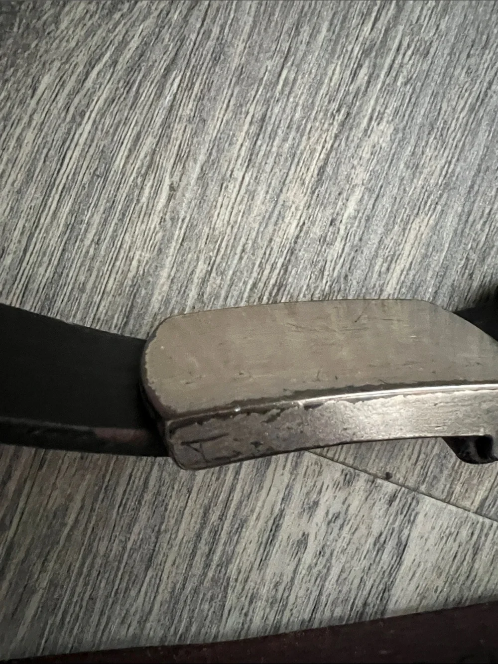Johnston & Murphy Classic Black Leather Belt with Silver Buckle USA Made Size 36